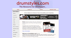 Desktop Screenshot of drumstyles.com